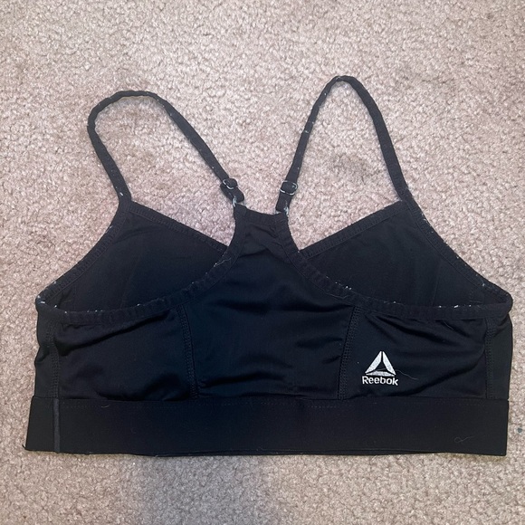 Reebok Black Sports Bra Women’s Medium - Picture 2 of 2